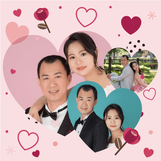 恭喜會員陳先生與會員黃小姐 結婚了