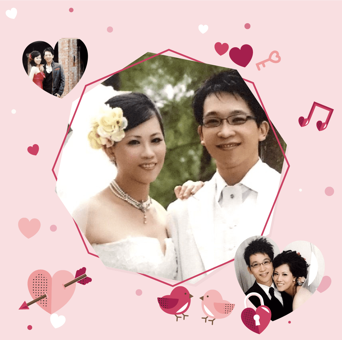 恭喜會員李先生與會員林小姐 結婚了